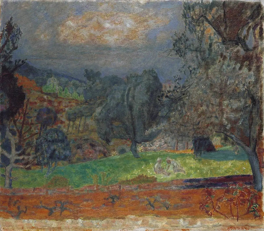 Paisaje al atardecer. Le Cannet - Pierre Bonnard