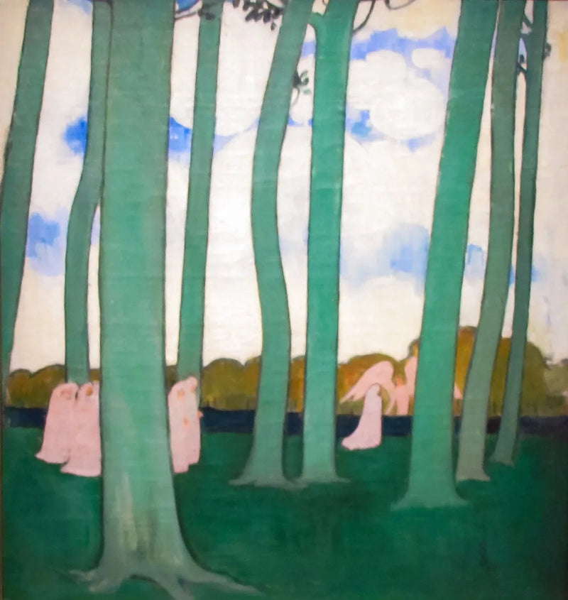 Paisaje con árboles verdes - Maurice Denis