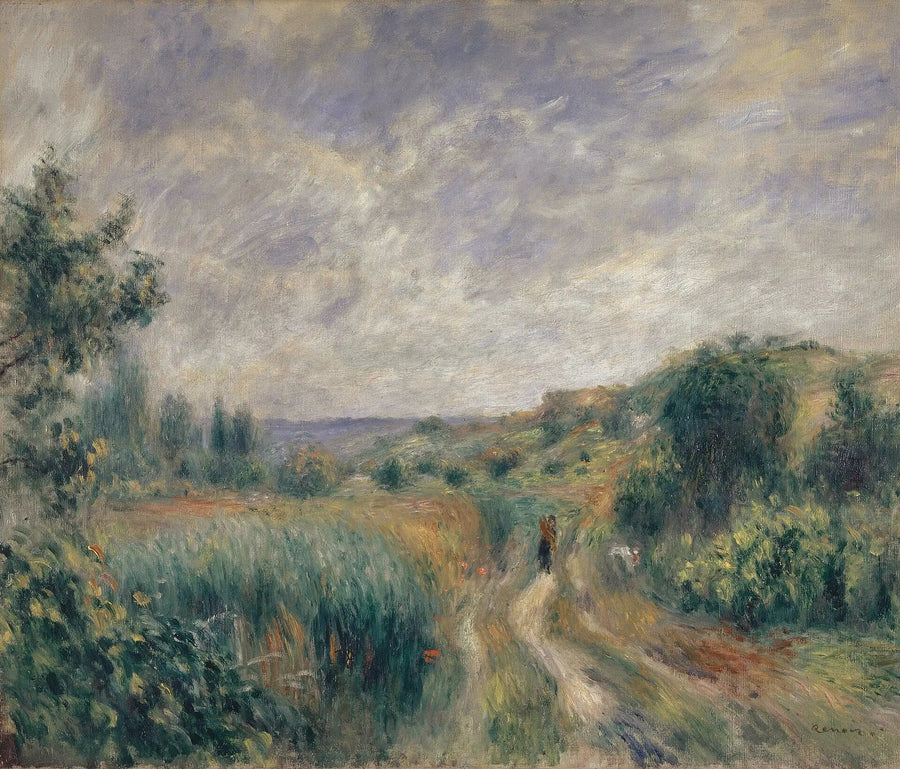 Paisaje en los alrededores de Essoyes - Pierre-Auguste Renoir