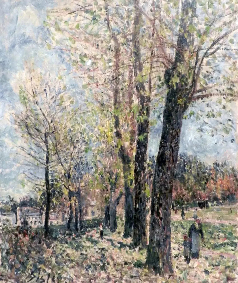 Paisaje en los alrededores de Moret - Alfred Sisley