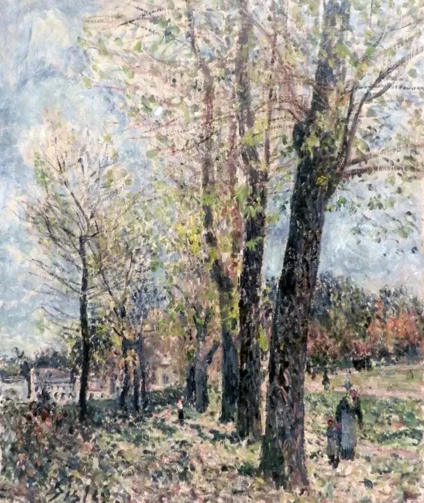 Paisaje en los alrededores de Moret - Alfred Sisley