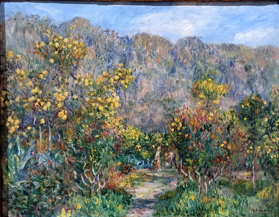 Paisaje con mimosas - Pierre-Auguste Renoir