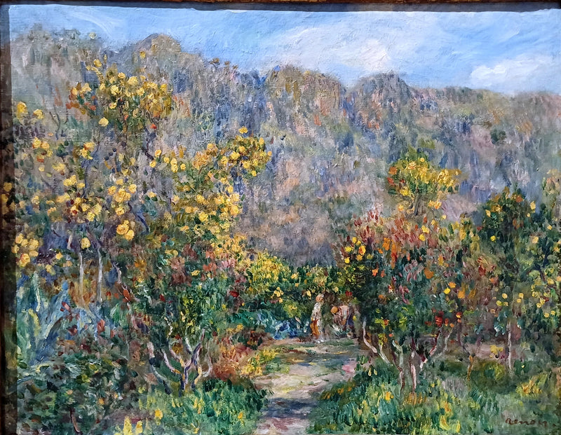 Paisaje con mimosas - Pierre-Auguste Renoir