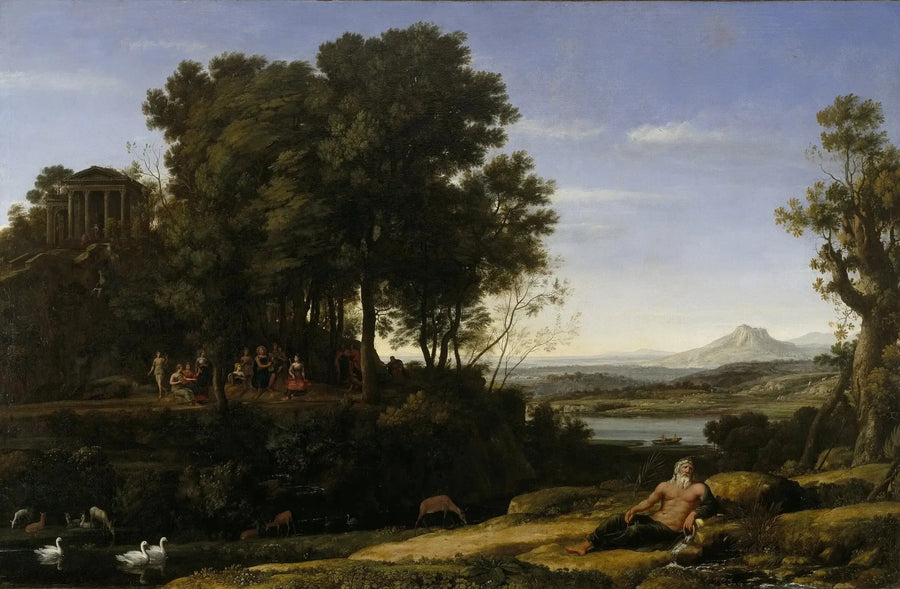 Paisaje con Apolo y las Musas - Claude Lorrain