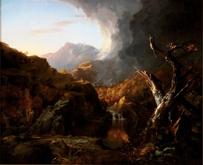 Paysage avec arbre mort - Thomas Cole - Alpha Reproduction