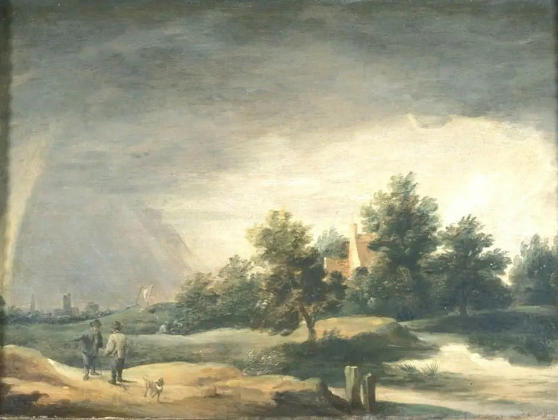Paisaje con arcoíris - David Teniers el Joven