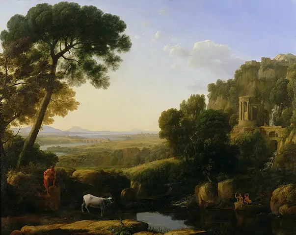 Paisaje con Argus guardando a Io - Claude Lorrain