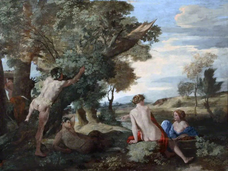 Paisaje con Baco y Ceres - Nicolas Poussin