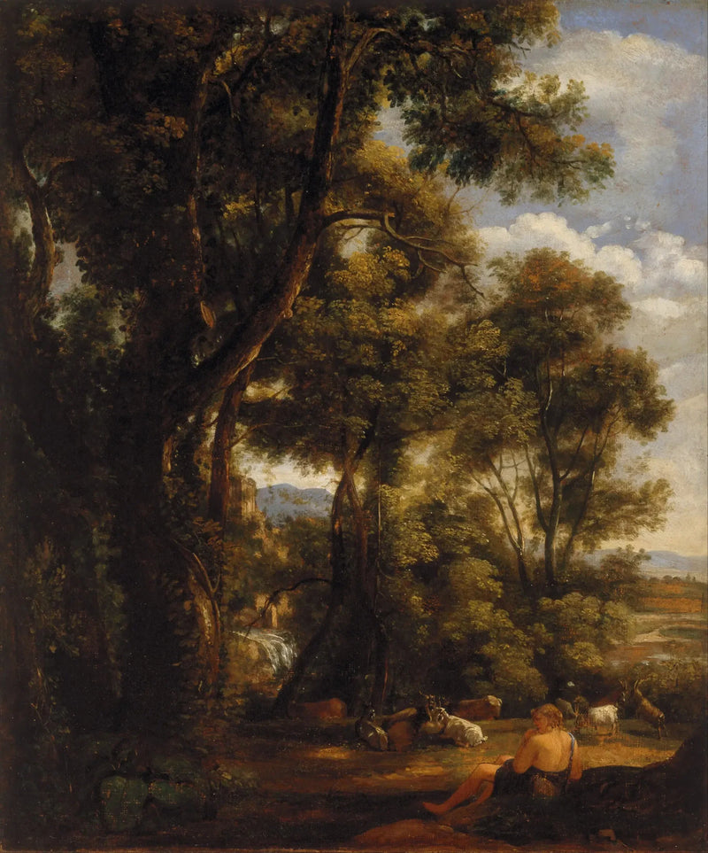 Paisaje con pastor y cabras (según Claude) - John Constable
