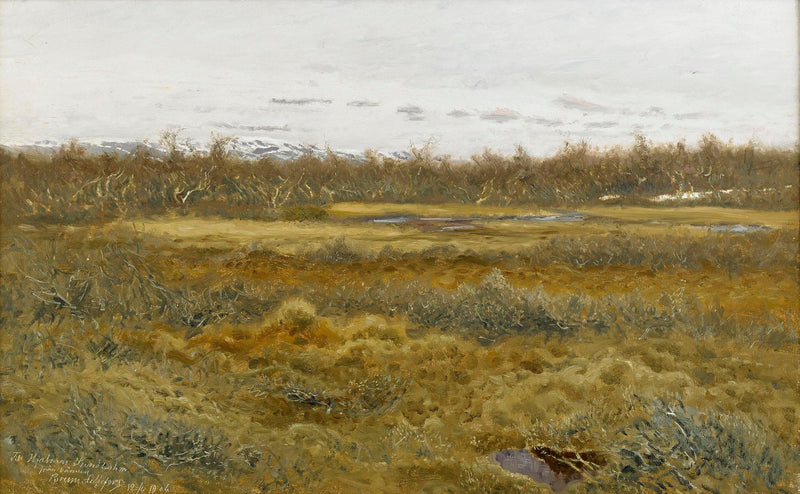 Paisaje con colina - Bruno Liljefors