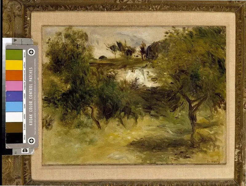 Paisaje con árboles - Pierre-Auguste Renoir