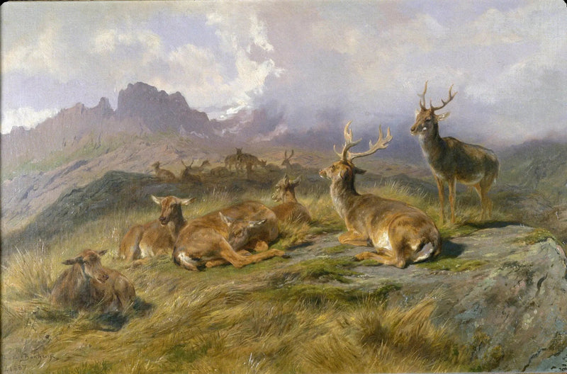 Paisaje con ciervos - Rosa Bonheur