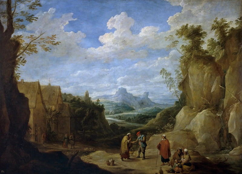 Paisaje con gitanos - David Teniers el Joven