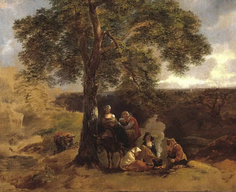 Paisaje con gitanos - Thomas Gainsborough