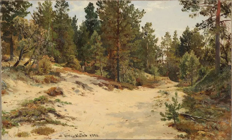 Paisaje con pinos - Ivan Chichkine