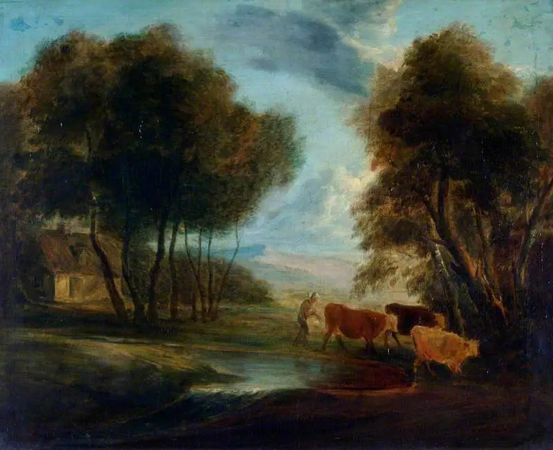 Paisaje con vacas - Thomas Gainsborough