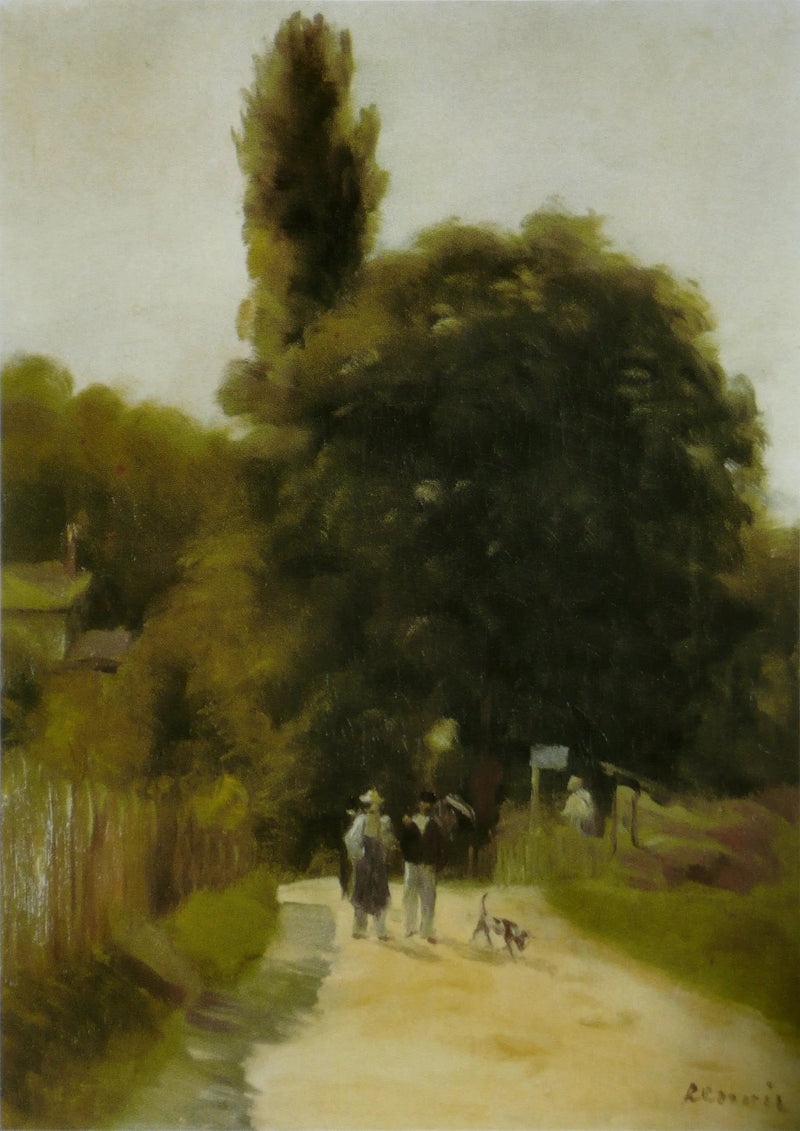 Paisaje con dos personajes - Pierre-Auguste Renoir