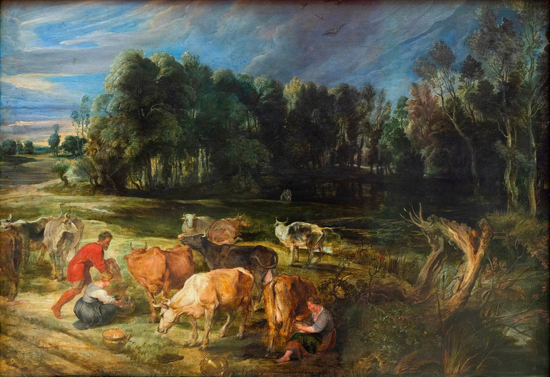 Paisaje con ganado - Peter Paul Rubens