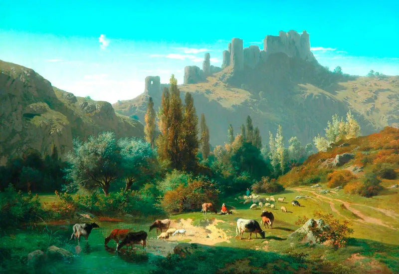 Paisaje con ganado - Rosa Bonheur