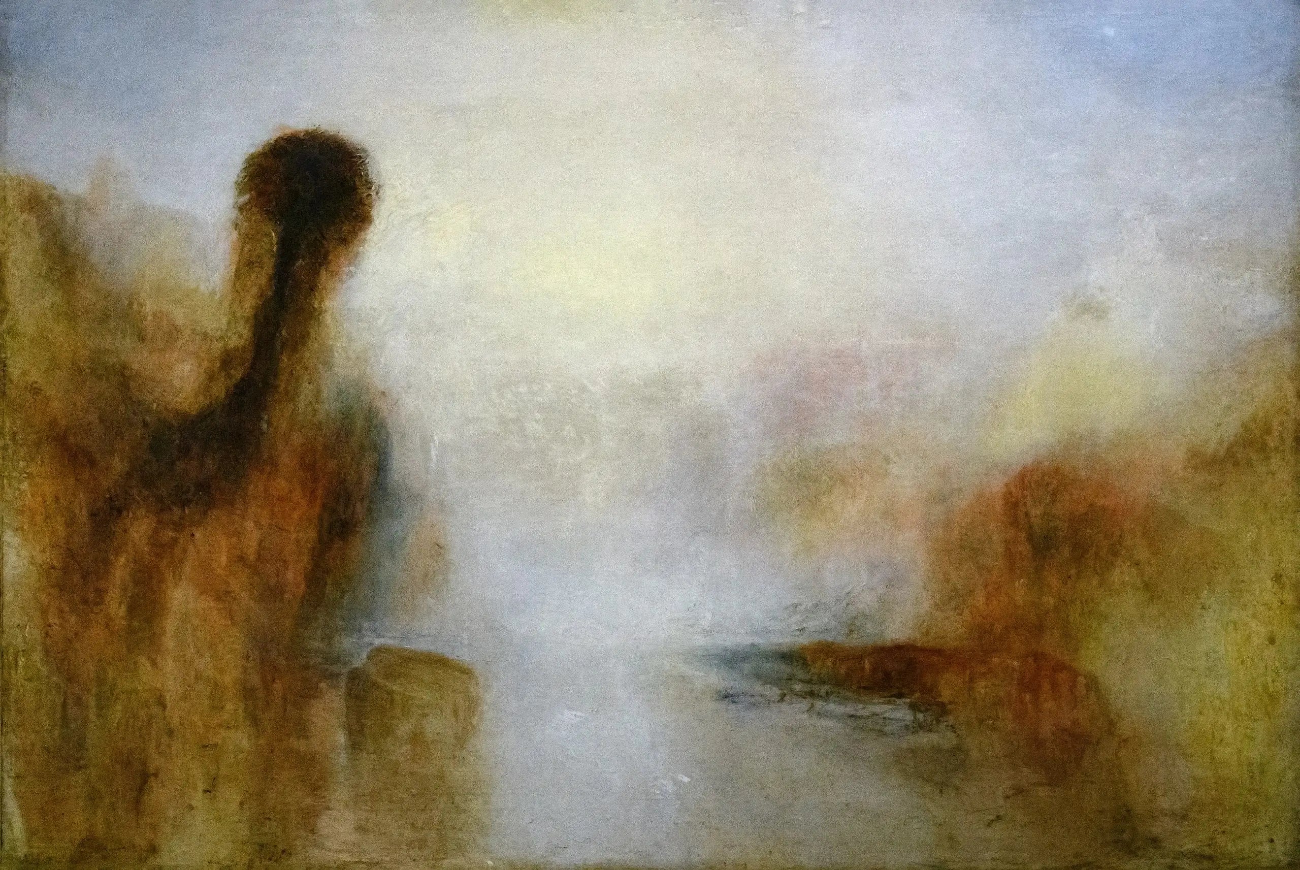 Paysage avec eau - J. M. W. Turner image 1 copie de tableau peinte à la main