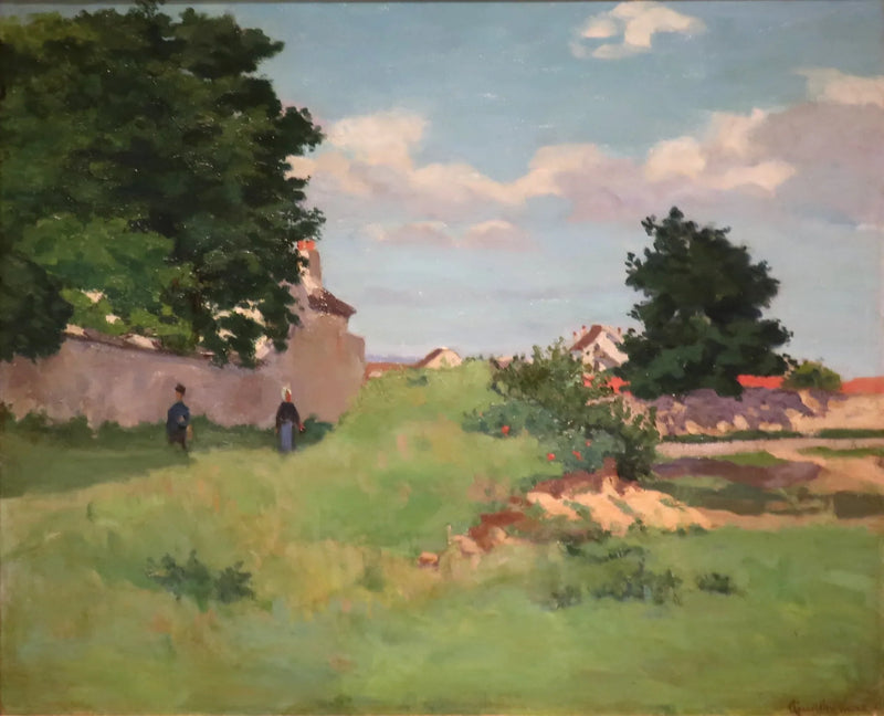 Paisaje con figuras - Armand Guillaumin
