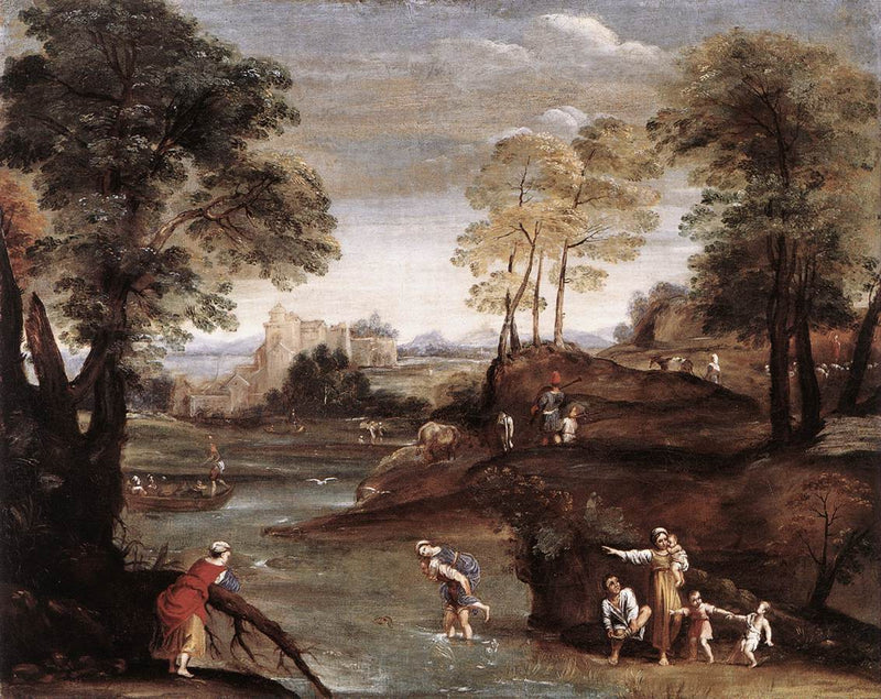 Paisaje con Ford - Domenichino