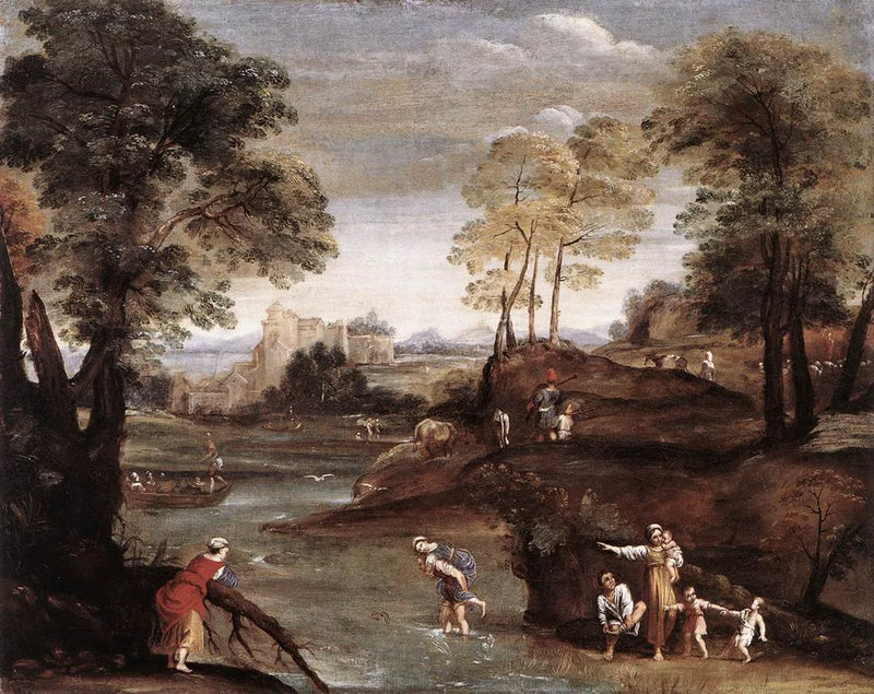 Paisaje con Ford - Domenichino