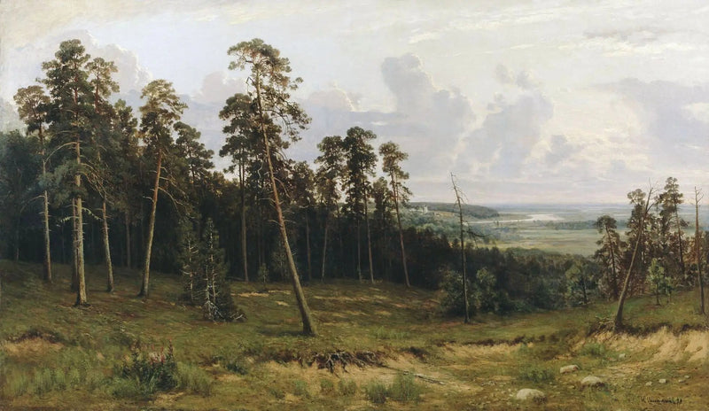 Paisaje con bosque - Ivan Chichkine