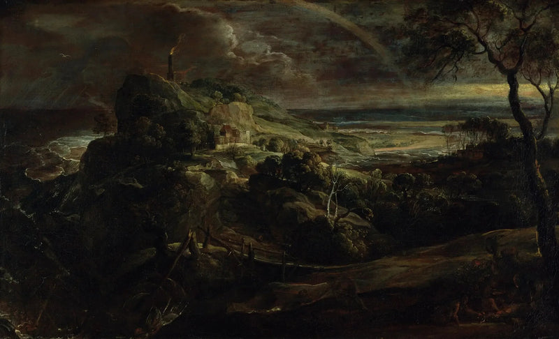 Paisaje con el naufragio de Paul - Peter Paul Rubens