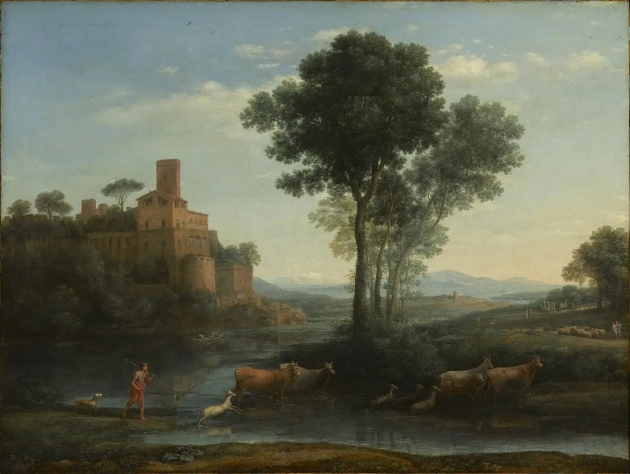Paisaje con el viaje de Jacob - Claude Lorrain