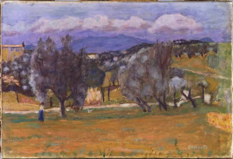 Paisaje con montaña (el Estérel) - Pierre Bonnard