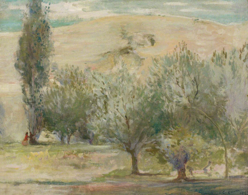 Paisaje con personajes - Charles Conder