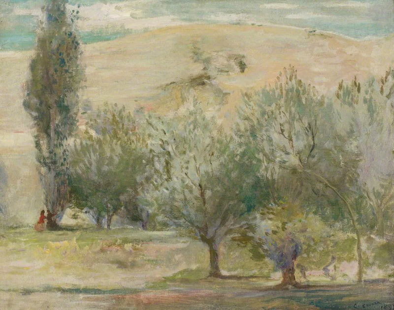 Paisaje con personajes - Charles Conder
