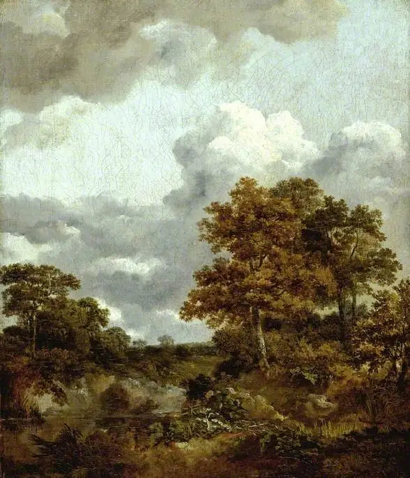 Paisaje con piscina - Thomas Gainsborough