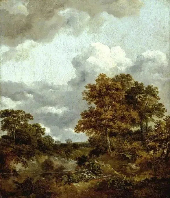 Paisaje con piscina - Thomas Gainsborough
