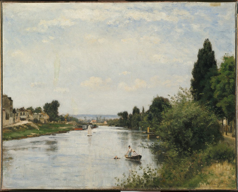 Paisaje con río - Stanislas Lépine