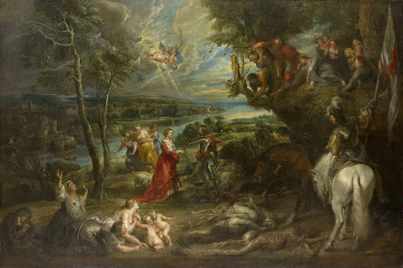 Paisaje con san Jorge y el dragón - Peter Paul Rubens