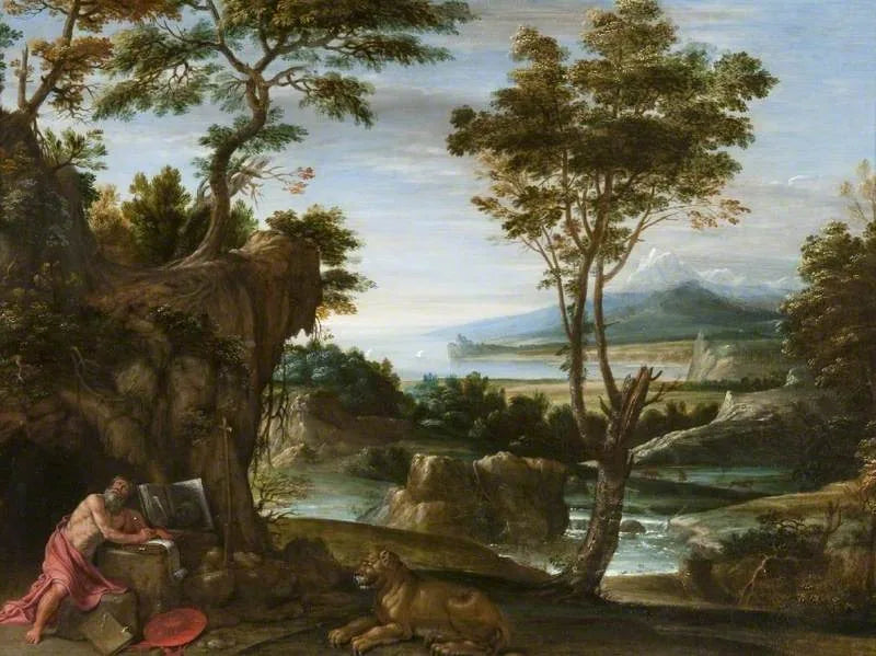 Paisaje con San Jerónimo - Domenichino