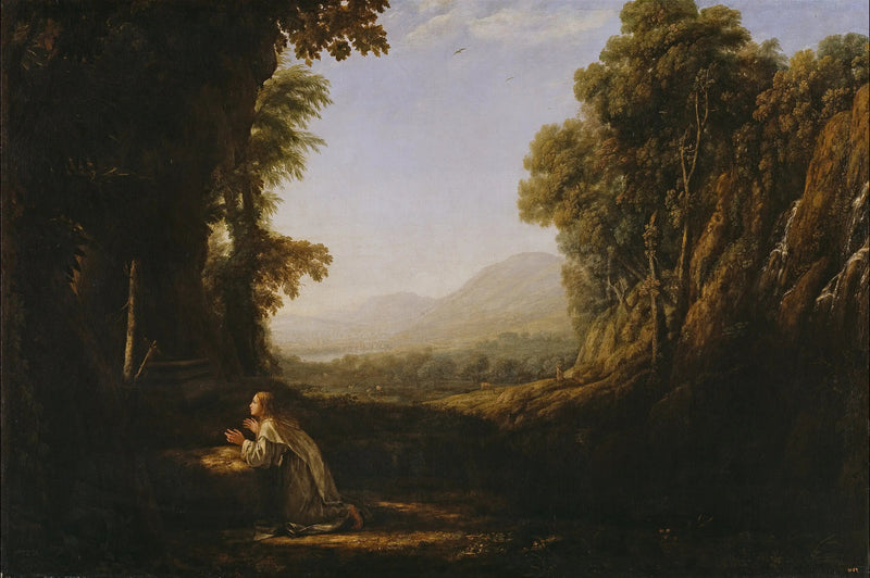 Paisaje con Santa María de Cervelló - Claude Lorrain