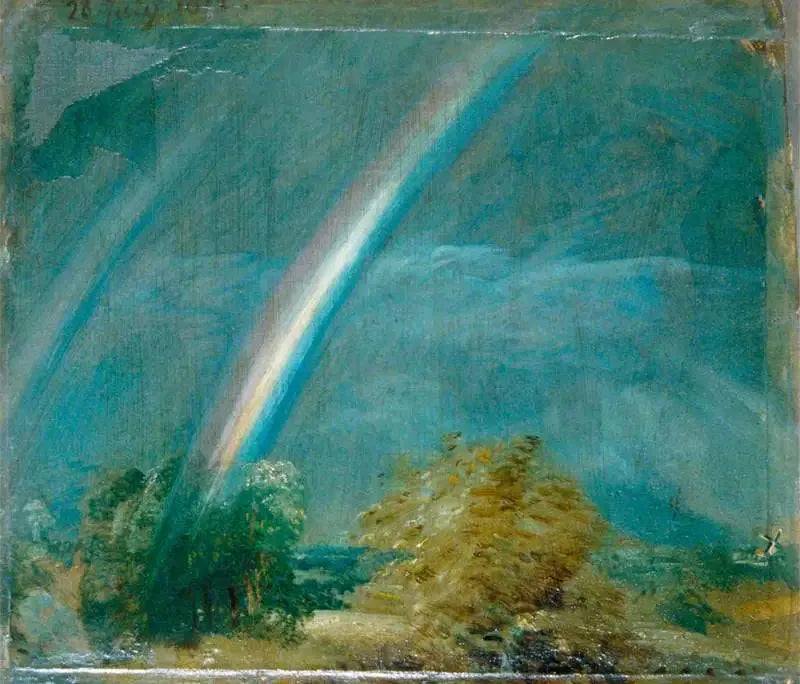 Paisaje con doble arcoíris - John Constable