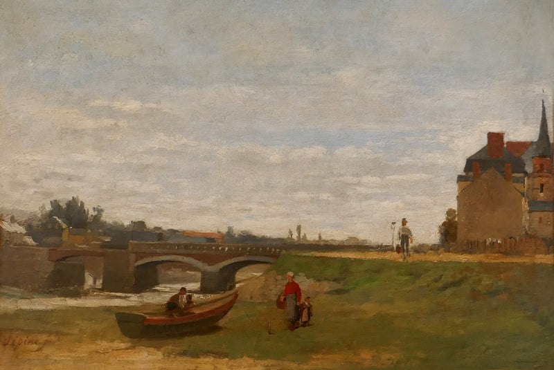Paisaje con un puente - Stanislas Lépine