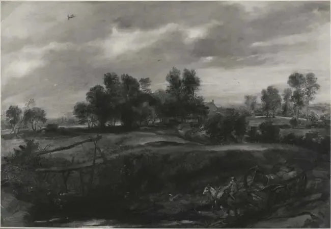 Paisaje con una calesa - Peter Paul Rubens