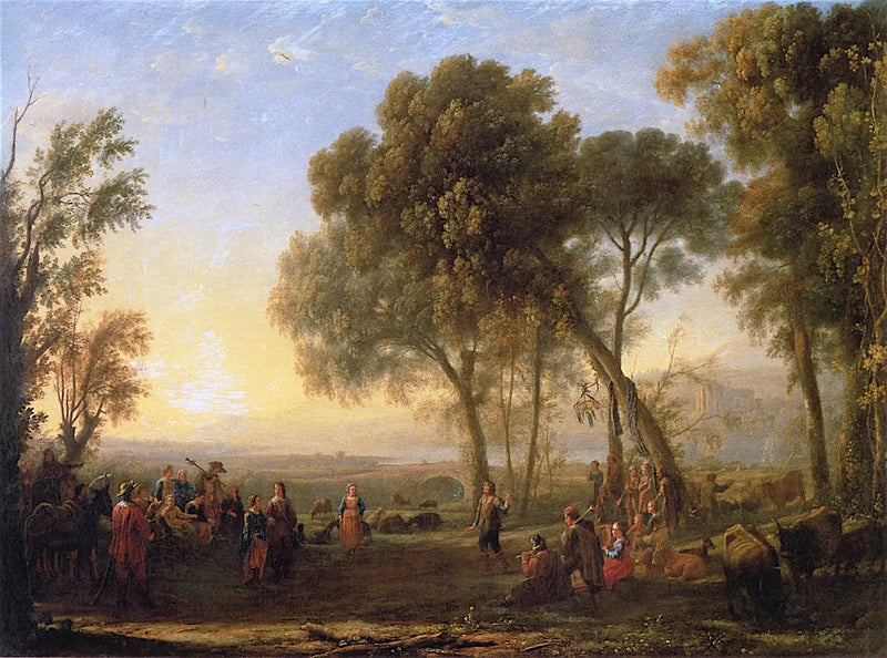 Paisaje con una danza country - Claude Lorrain