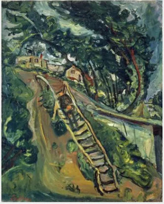 Paisaje con escalinata - Chaim Soutine