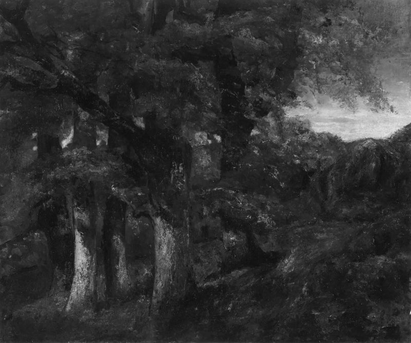 Paisaje boscoso - Gustave Courbet