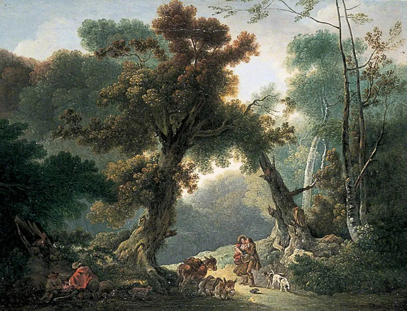 Paisaje boscoso - Thomas Gainsborough