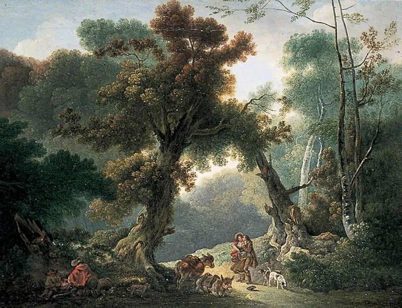 Paisaje boscoso - Thomas Gainsborough