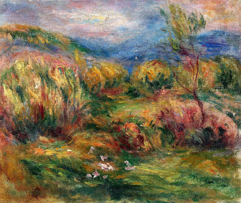 Paisaje de Cagnes-sur-Mer - Pierre-Auguste Renoir