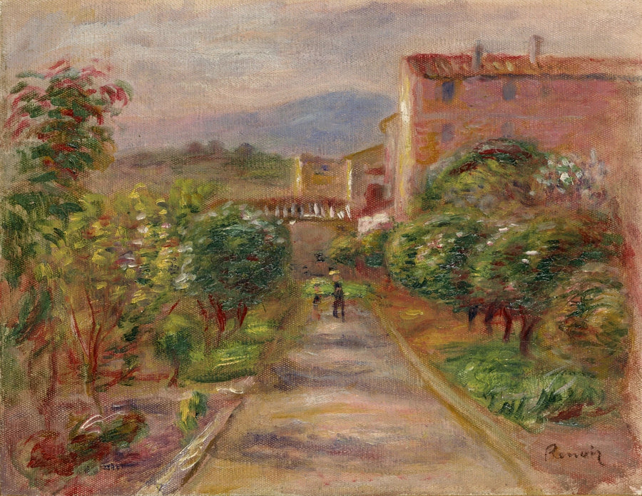 Paisaje en Cagnes - Pierre-Auguste Renoir