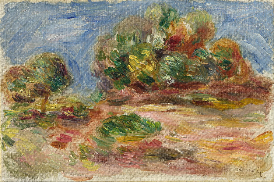 Paisaje de Cagnes - Pierre-Auguste Renoir
